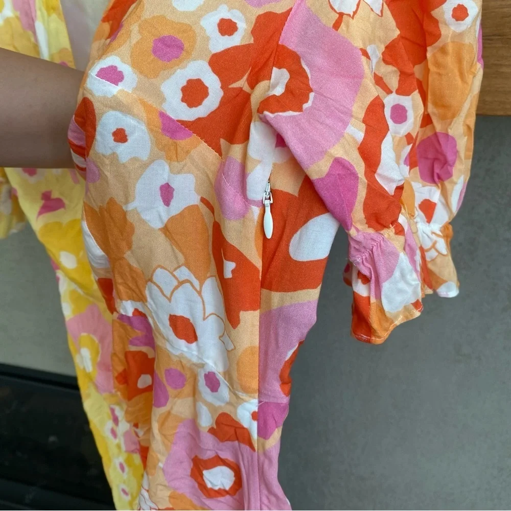 Rixo Ariel Ruffle Maxi Dress, Size XXS (2) - Picture 11 of 16